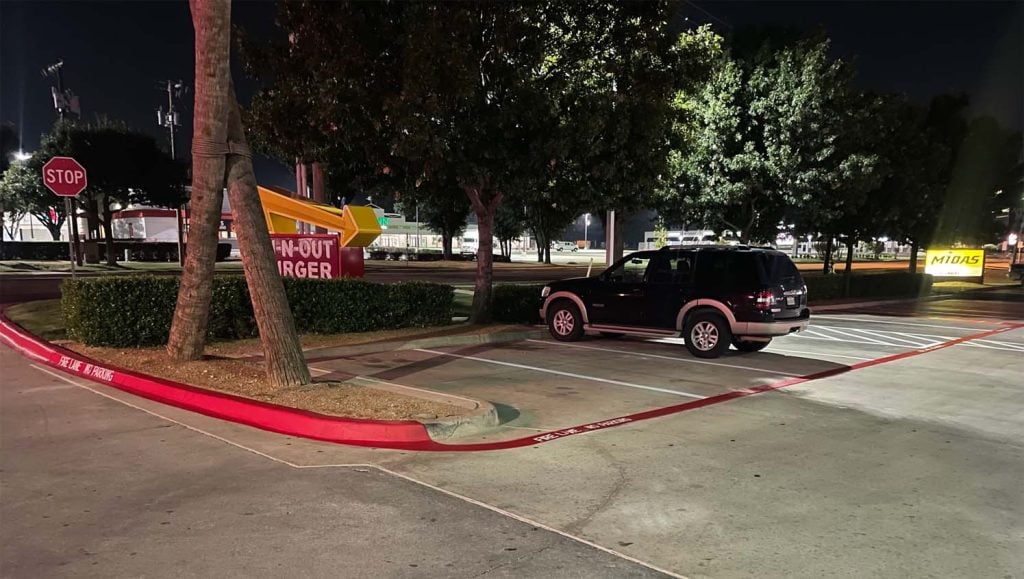 parking lot painting in grapevine, tx