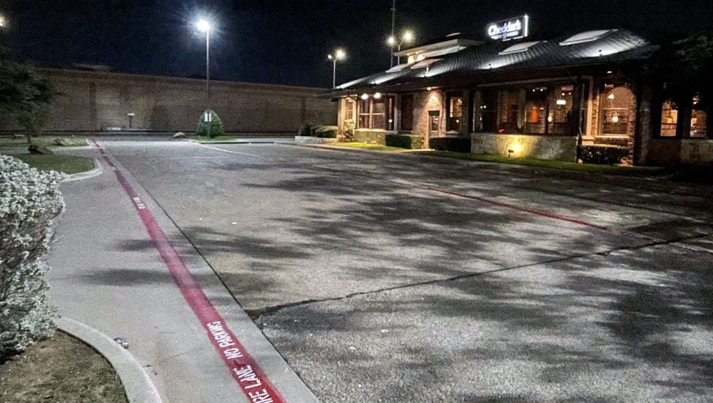 cheddar’s scratch kitchen fire lane markings