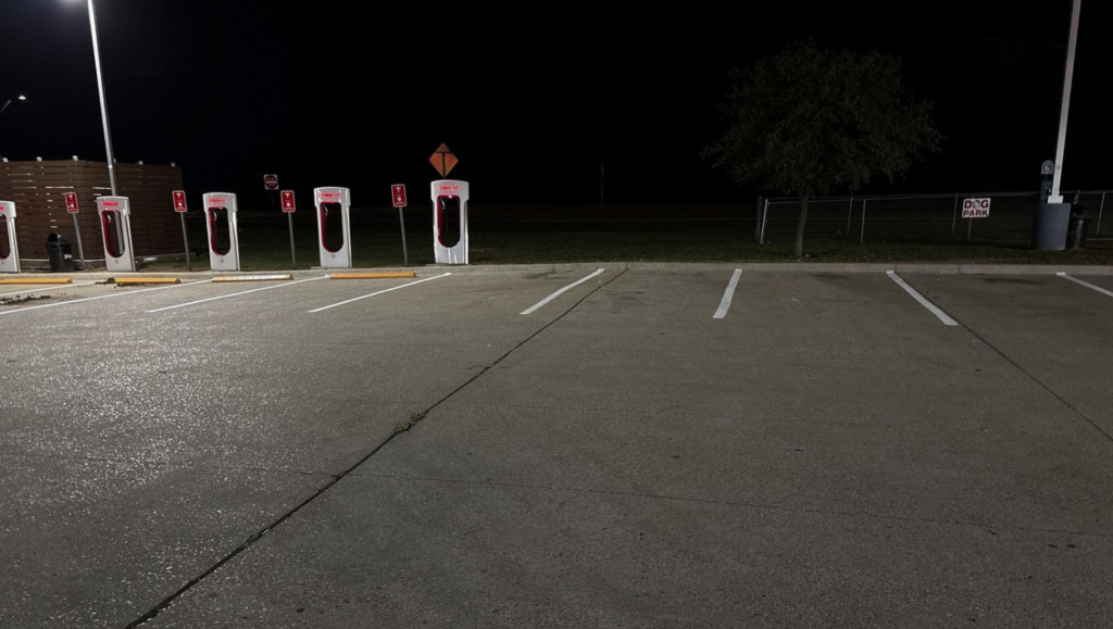 Line Striping Service for Flying J in Cisco, TX