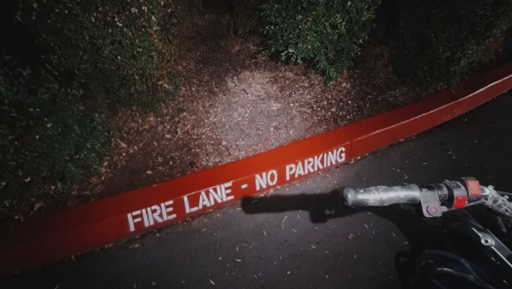 Line Striping Project in Stockton, CA