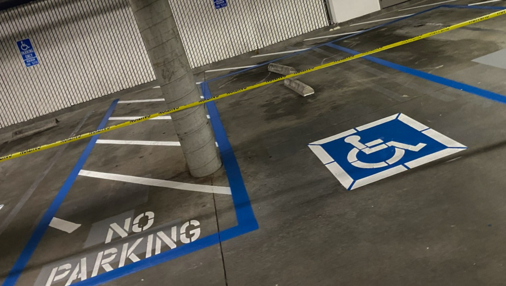 Parking Garage Restriping Work for Tristate/COIL in Palo Alto, CA