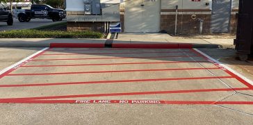 Image of Katy, Texas Fire Lane Marking Project