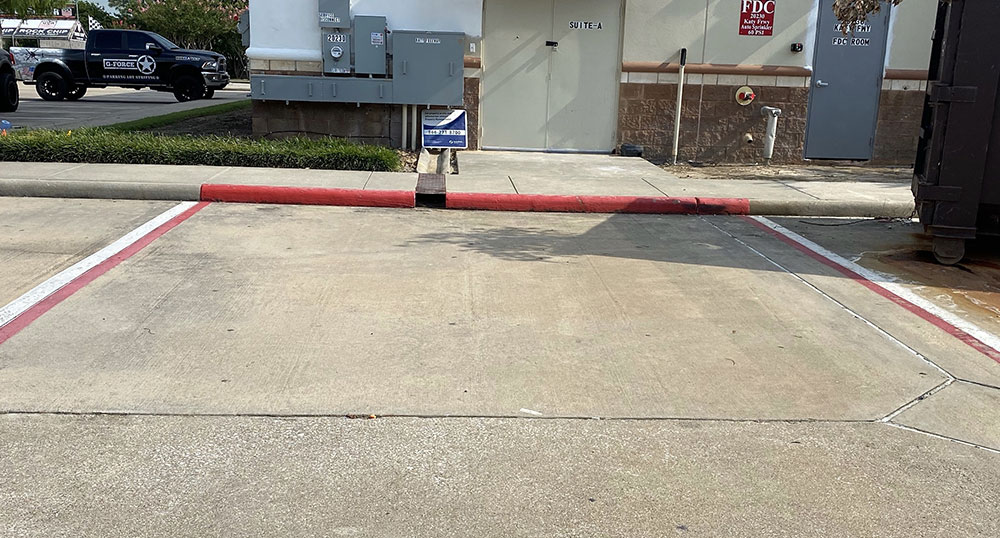 Fire Lane Marking in Houston North, TX