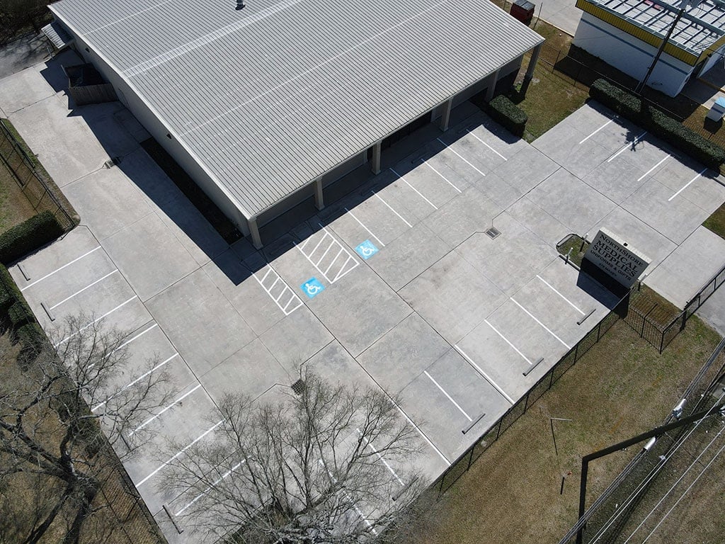 NorthShore Medical Supplies Restriping GFORCE™ Houston North