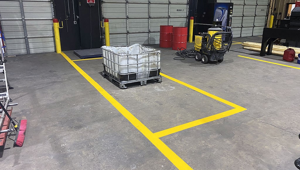 Truck Repair Shop Restriping Project