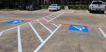 Image of Sugarland Pulmonary Clinic Line Striping Project