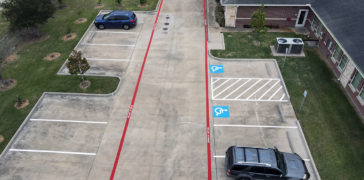 Image of Parking Lot Striping for Local Non-Profit