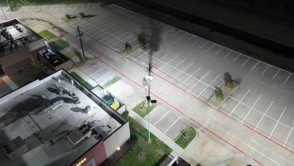 fire lane striping in Pasadena, TX