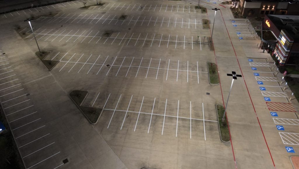 fire lane marking in Pasadena, TX