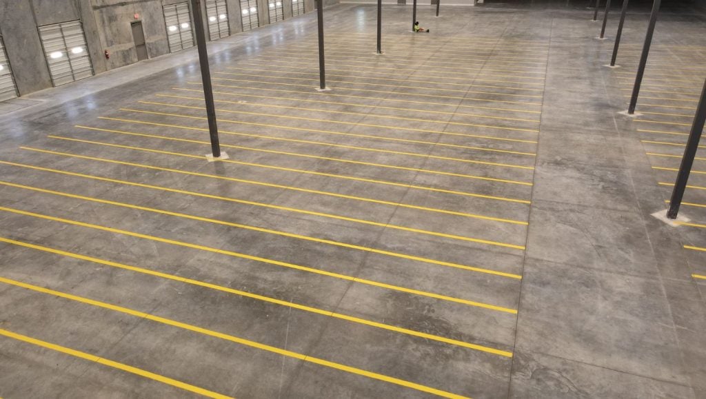 warehouse floor markings for NeuAg