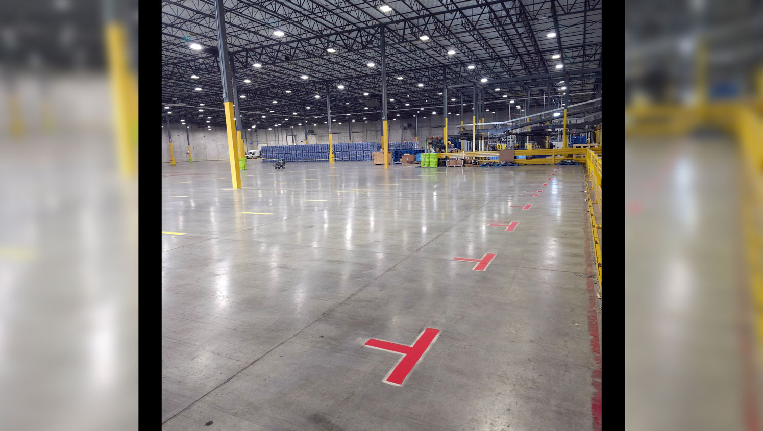 warehouse floor marking in Greenwood, IN