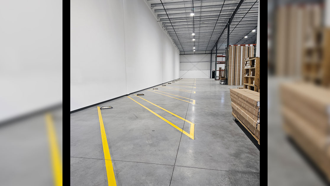 Warehouse Marking for Precision Door Services image