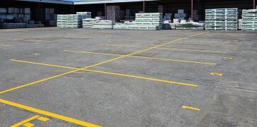 Image of Indianapolis Load Staging Area Pavement Markings