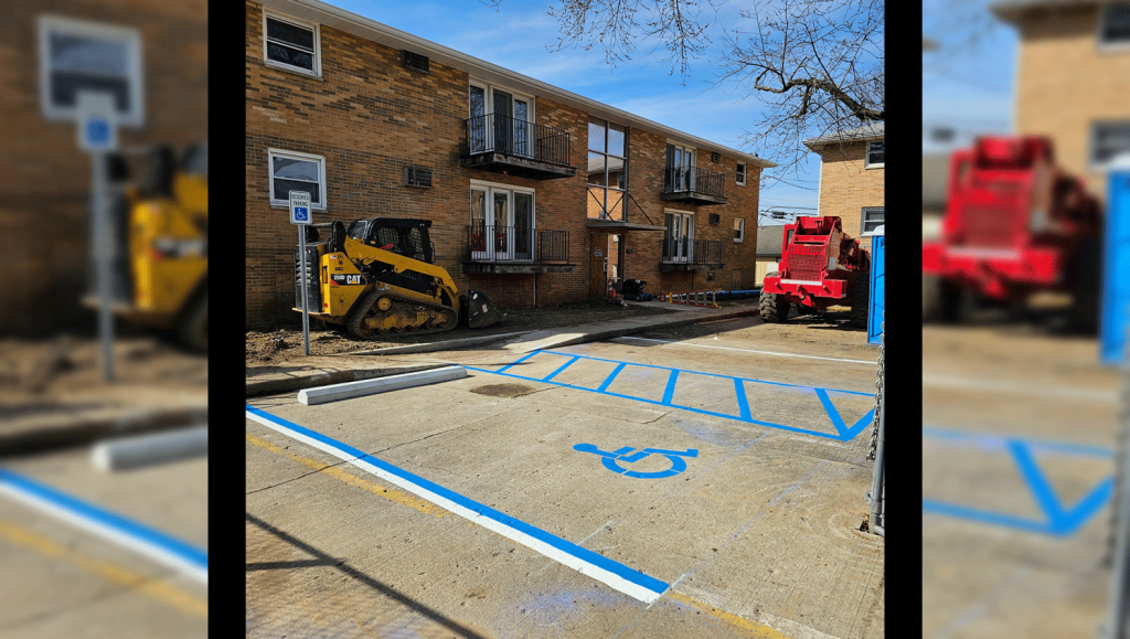 parking lot striping in Anderson, IN