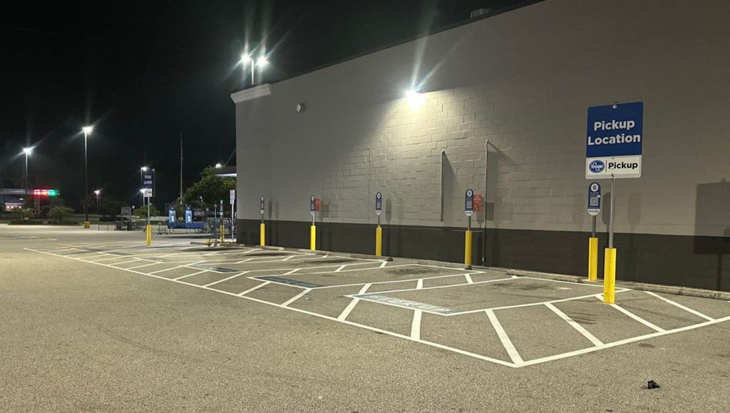 freshly painted line markings for ARNAV GROUP LLC