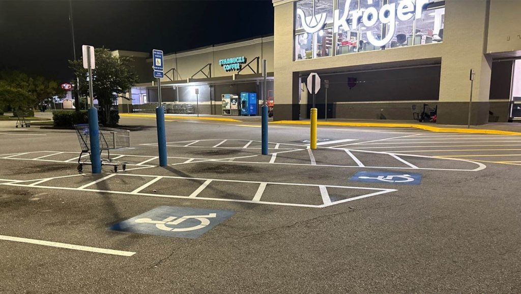 ada compliance parking spots freshly painted for ARNAV GROUP LLC