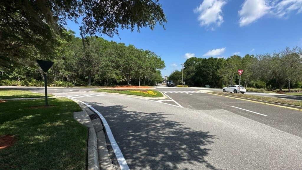 May Management parking lot freshly painted