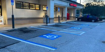 Image of Walgreens Parking Lot Striping Project