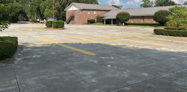 Image of Line Striping Project for FL Baptist Church