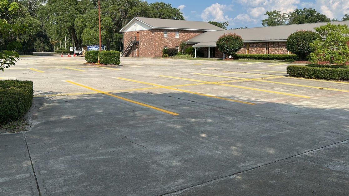 Line Striping Project for FL Baptist Church image