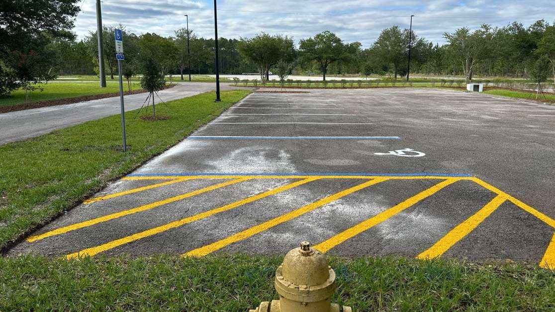 Churchtrac Parking Lot Striping Project image