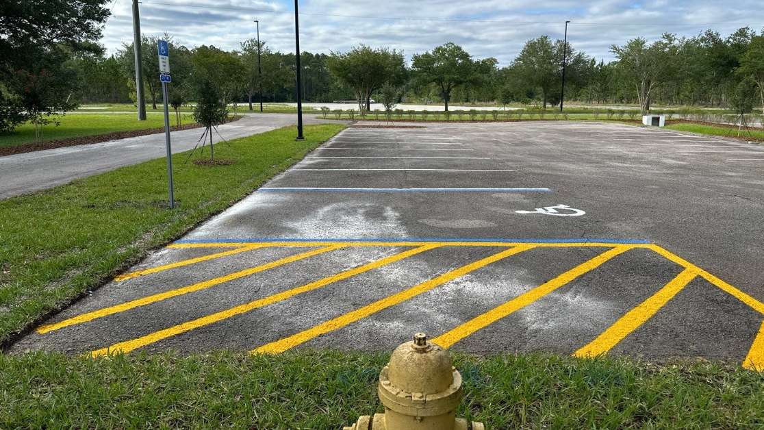 Churchtrac Parking Lot Striping GFORCE Jacksonville