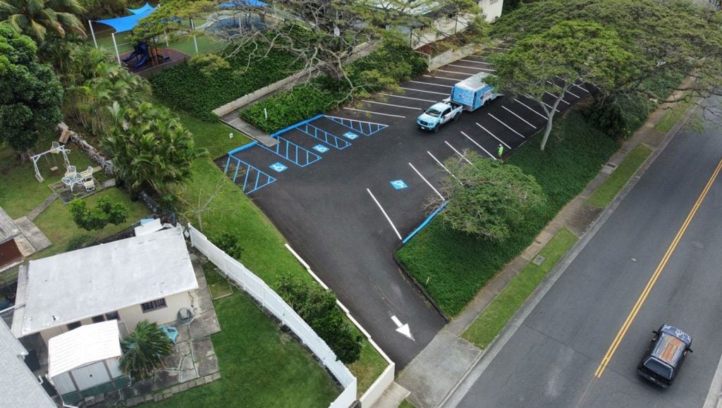 crack sealing in Kailua, HI