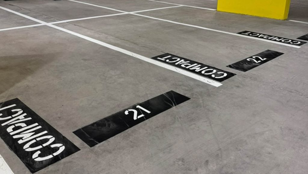 multiple compact parking spots for Marriott Vacation Club and Hotel Waikiki