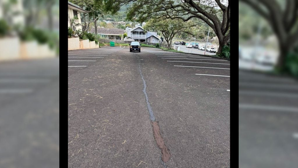 line striping in Kailua, HI