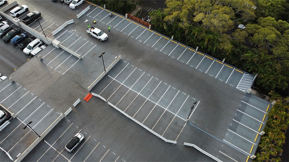 Fire Lane Striping for Grand Wailea Beach Resort in Kihei, Maui, HI