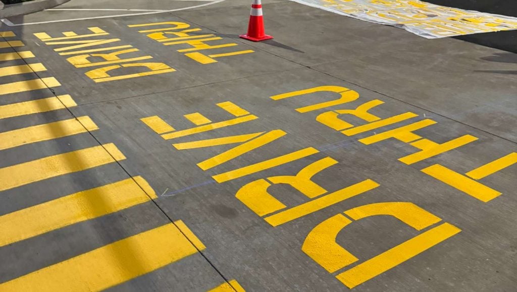 drive thru markings in kapolei, hi