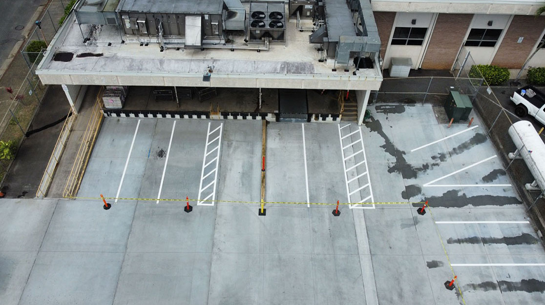 Line Striping for USPS in Kaneohe | G-FORCE®