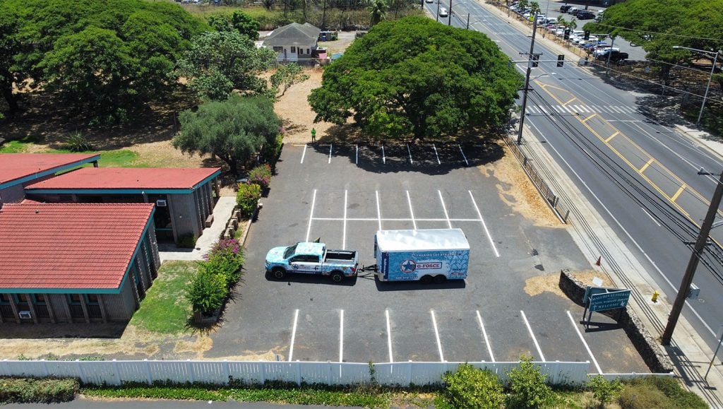 line striping in O'ahu, HI
