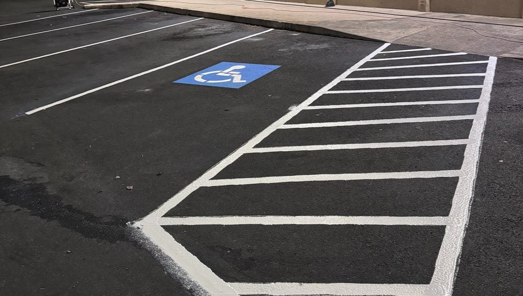 ada compliance parking spots for O'Reilly Auto Parts