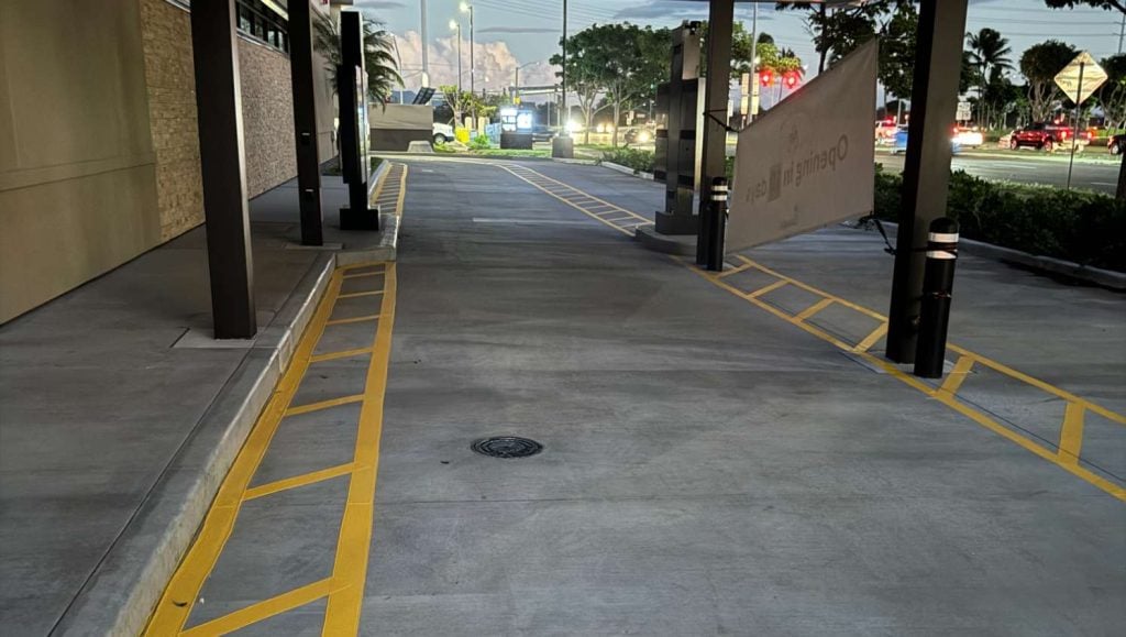 parking lot painting in kapolei, hi