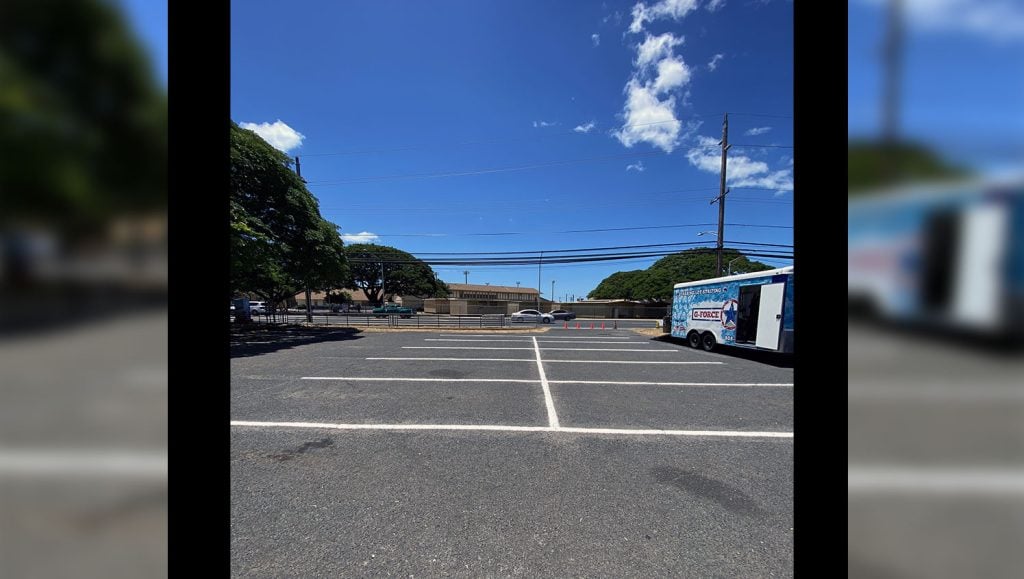 pavement maintenance in O'ahu