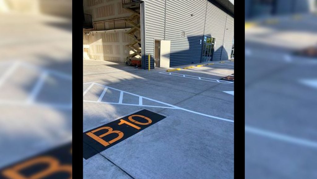 parking stop installation in Kailua-Kona, HI