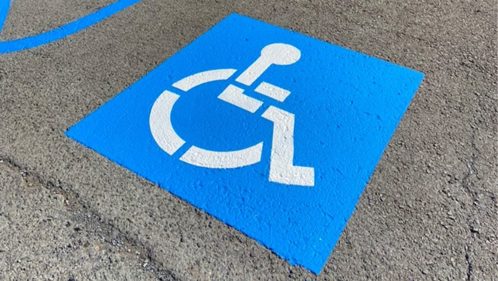 Coral Creek Golf Course parking ada compliance parking spot