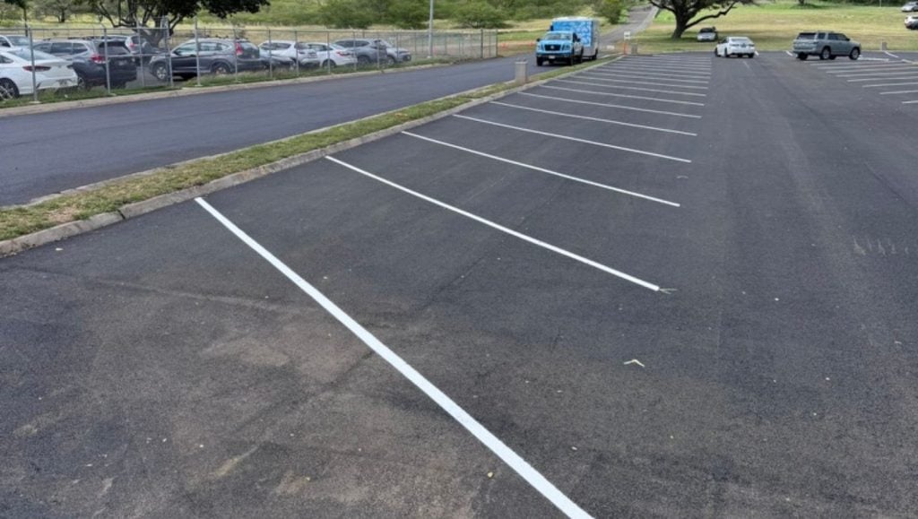 parking spots for TCG Construction parking lot