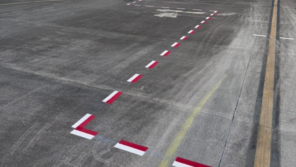 FedEx Airplane Ramp freshly painted