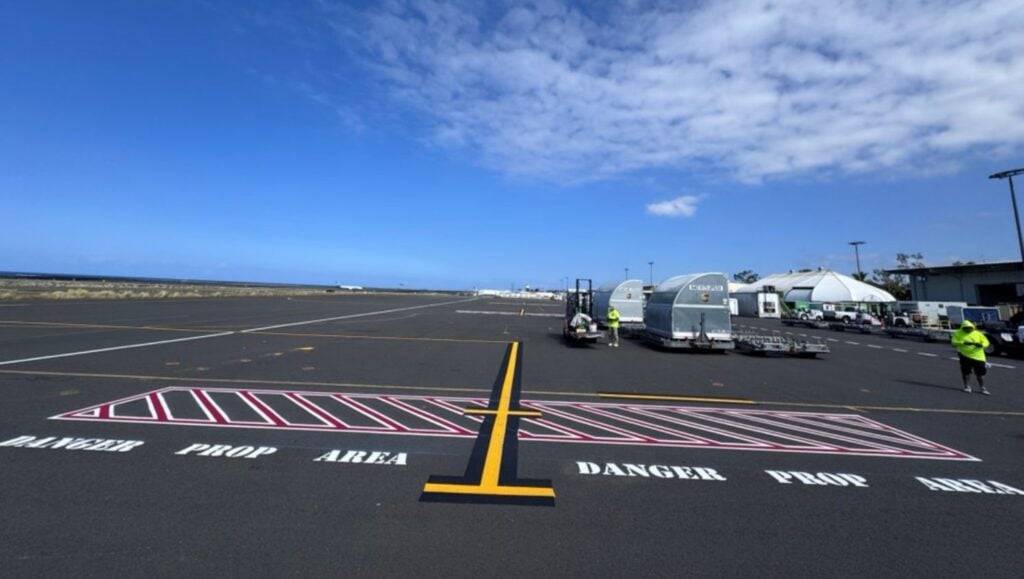 Traffic Associated Marking Systems parking lot freshly painted