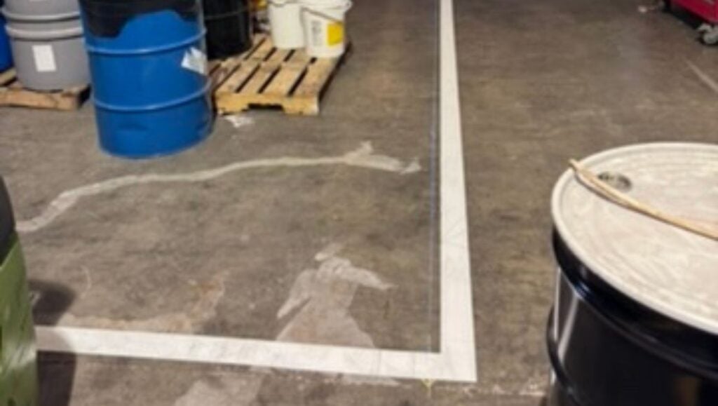 E-Opala warehouse freshly painted