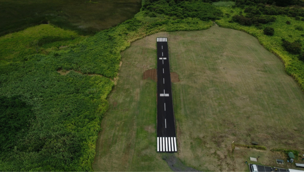 Line Striping Job for Remote Control Airfield in Kailua, O'ahu