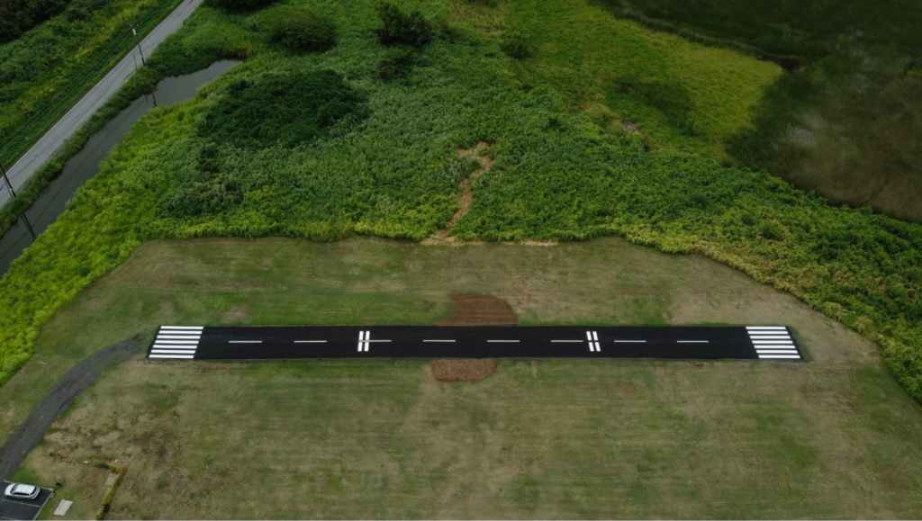 Line Striping Labor for Remote Control Airfield in Kailua, O'ahu