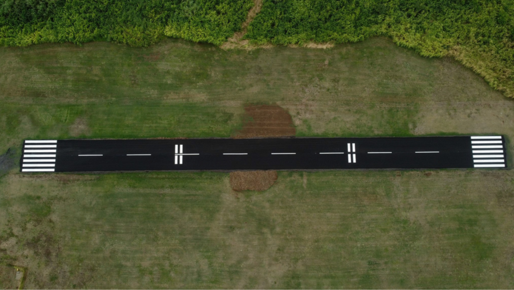 Line Striping Markings for Remote Control Airfield in Kailua, O'ahu