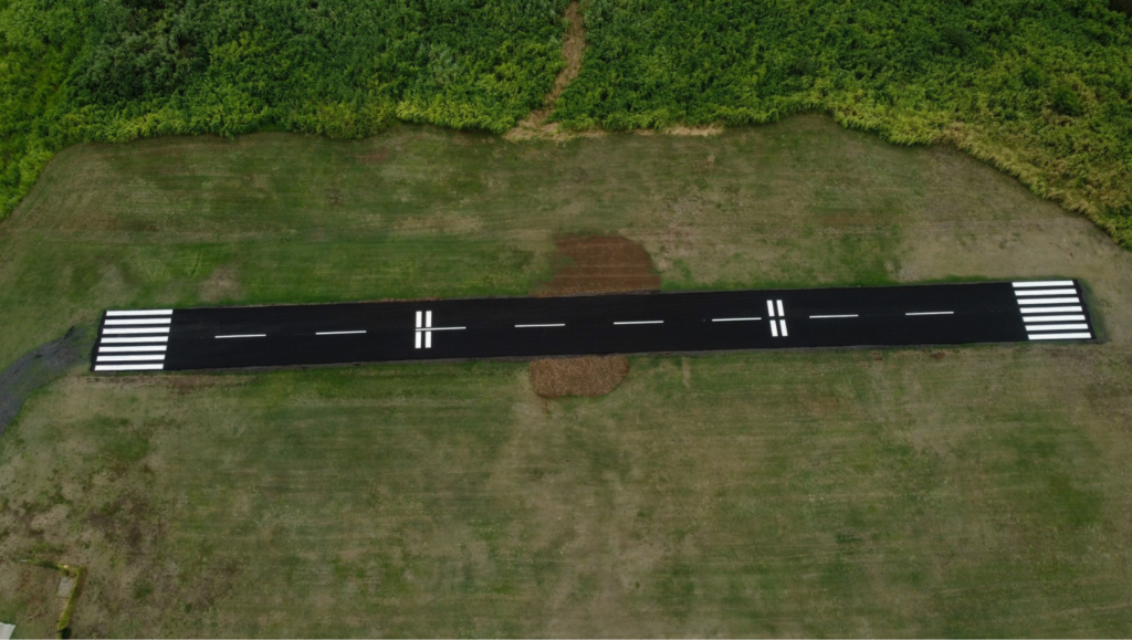 Line Striping Project for Remote Control Airfield in Kailua, O'ahu