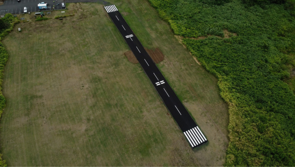 Line Striping for Remote Control Airfield in Kailua, O'ahu