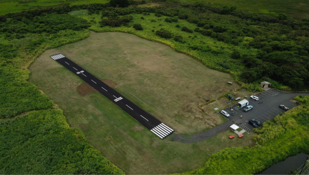 Line Striping Work for Remote Control Airfield in Kailua, O'ahu