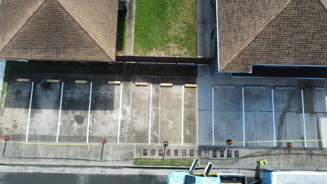 Parking Lot Painting for Kailua Apartment Buildings image