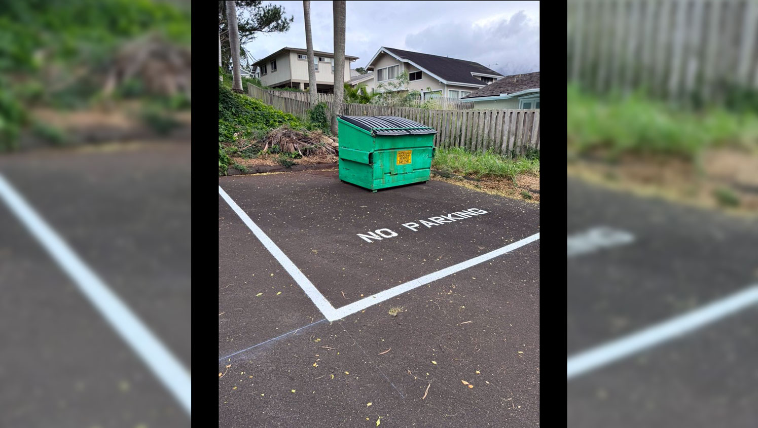 line marking in Kailua, HI